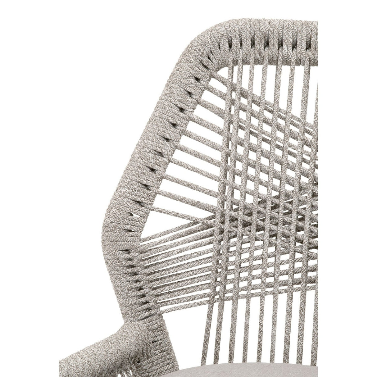 Modern European furniture - Woven Flat Rope Bar Stool - www.oroa.com