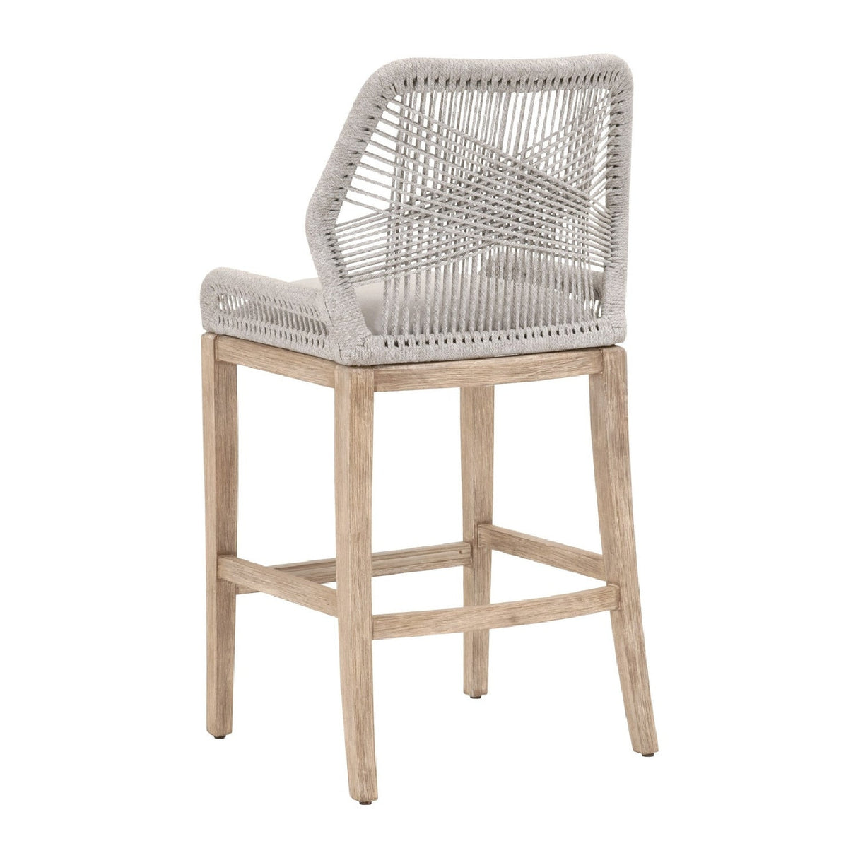 Modern European furniture - Woven Flat Rope Bar Stool - www.oroa.com