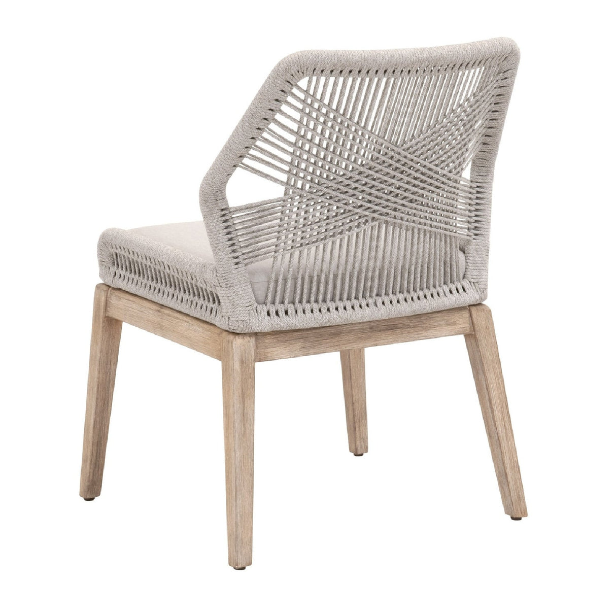 Modern European furniture - Woven Flat Rope Dining Chairs (2) - www.oroa.com