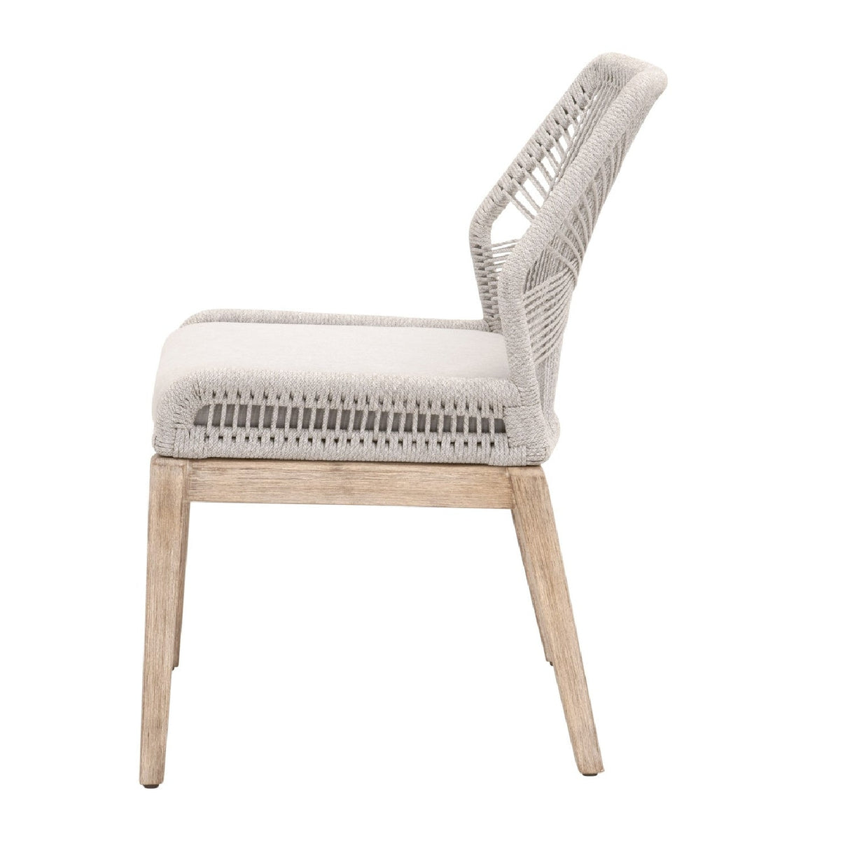 Modern European furniture - Woven Flat Rope Dining Chairs (2) - www.oroa.com