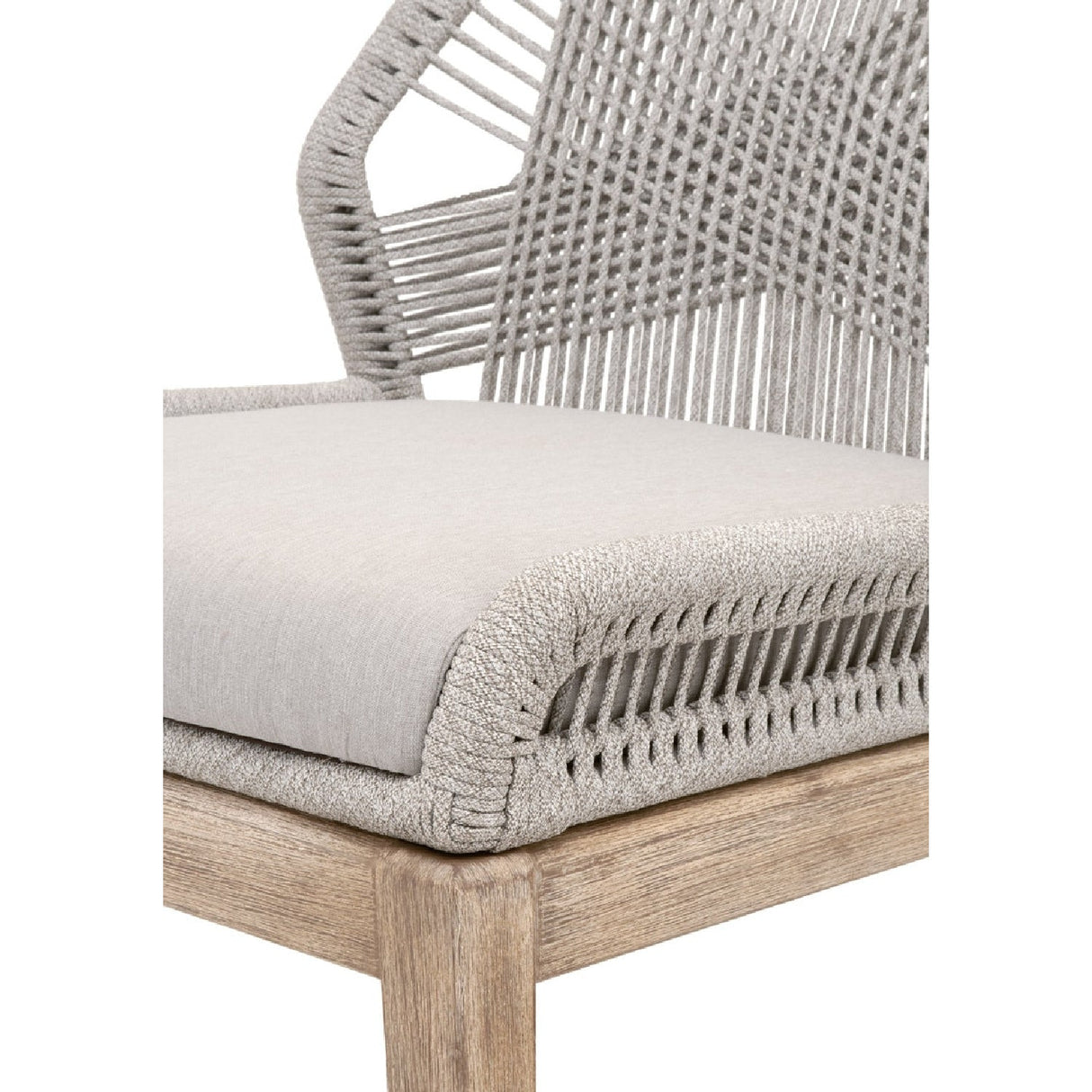 Modern European furniture - Woven Flat Rope Dining Chairs (2) - www.oroa.com