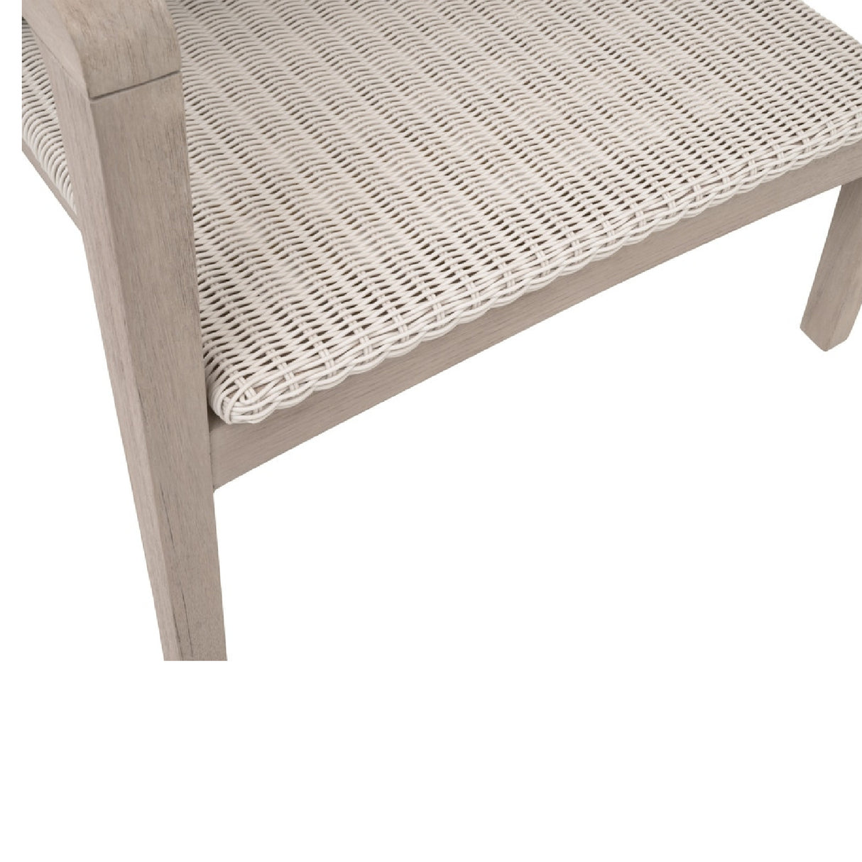 Modern European furniture - White Rattan Outdoor Club Chair - www.oroa.com