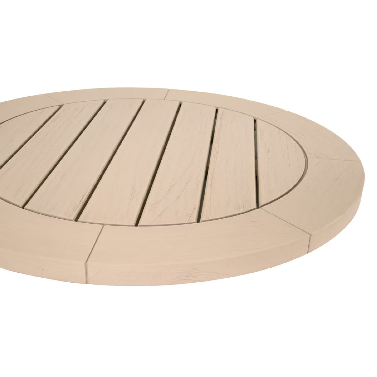 Round Teak Outdoor Dining Table | Living Essentials Boca – alternate view 15