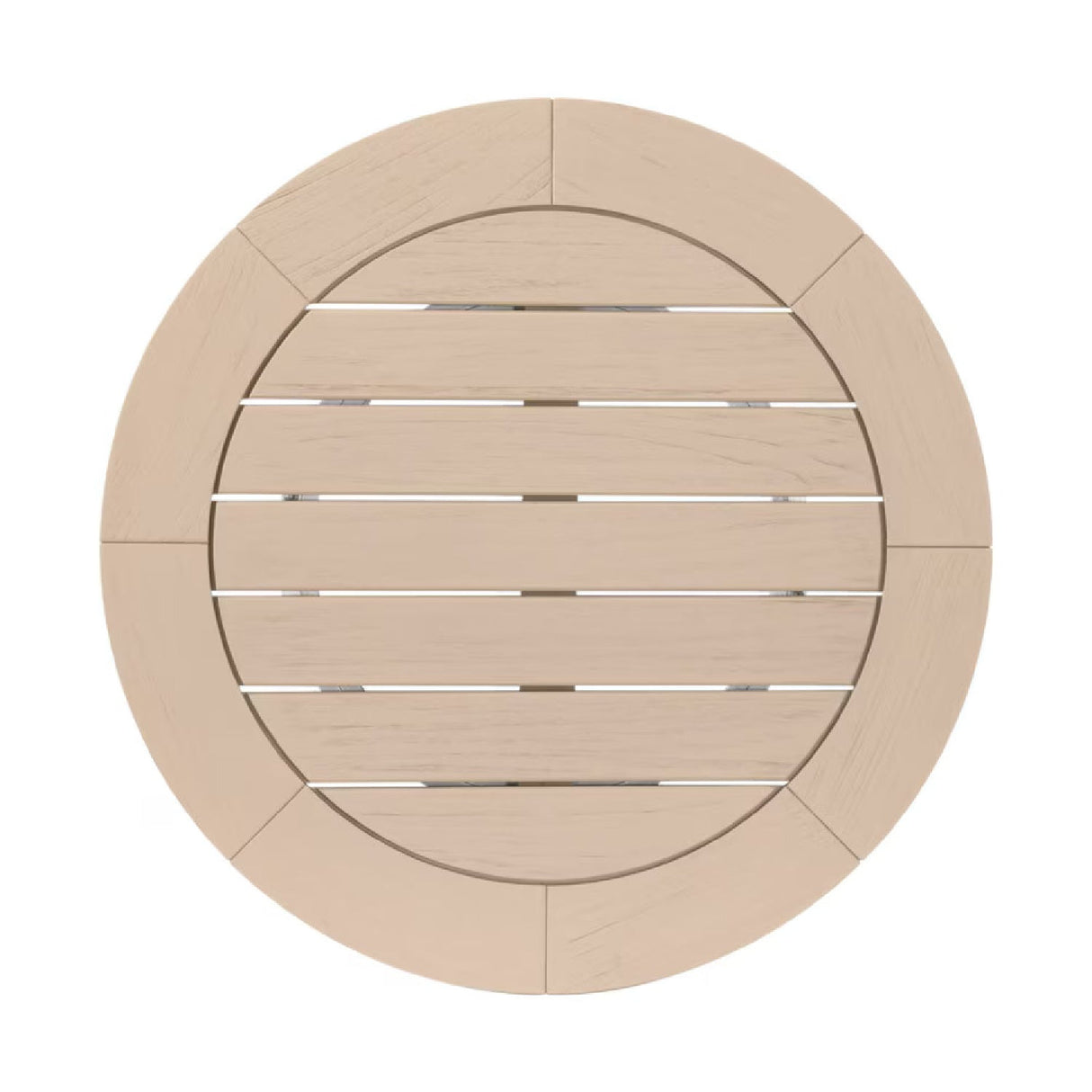 Round Teak Outdoor Dining Table | Living Essentials Boca – alternate view 5