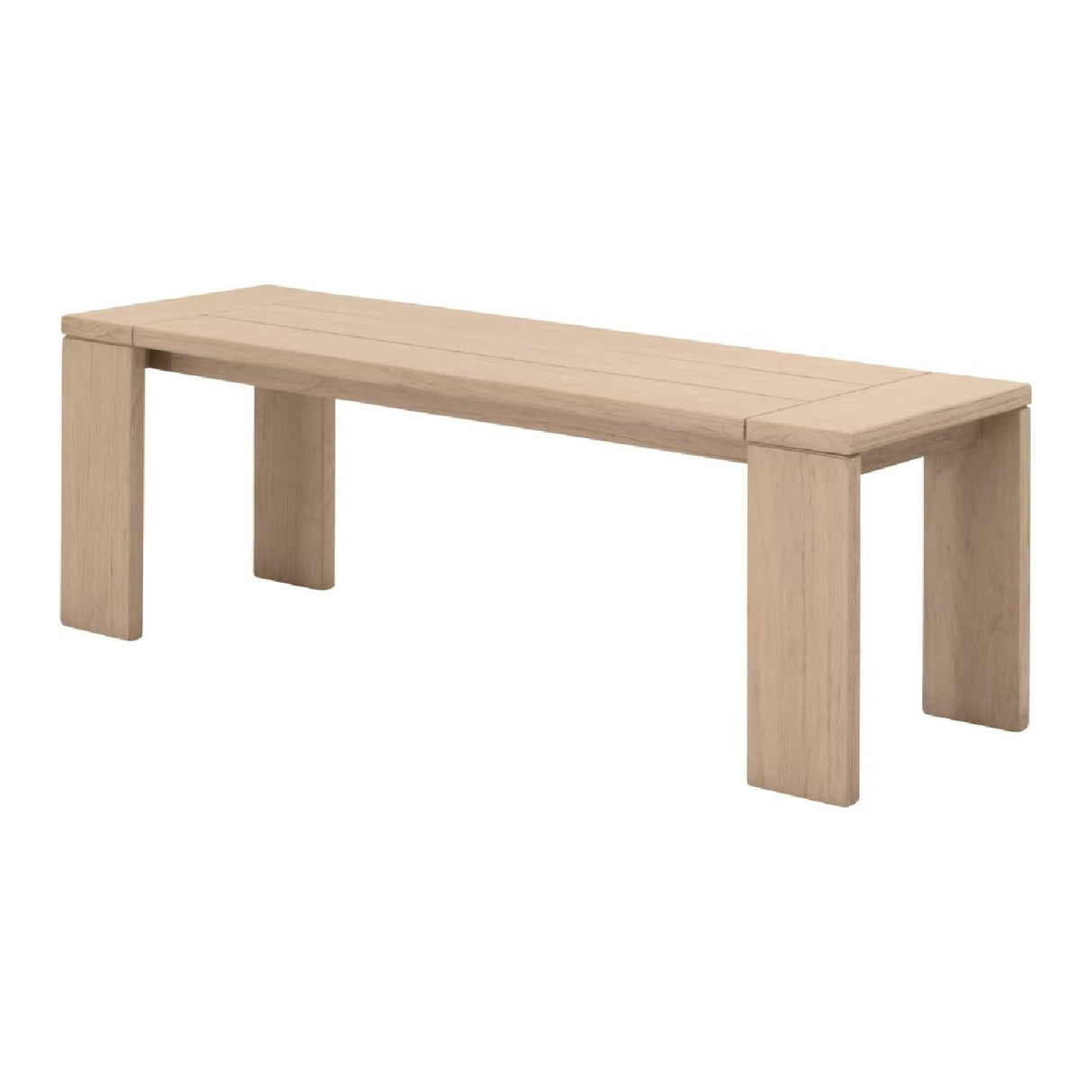 Modern European furniture - Teak Scandinavian Outdoor Bench - www.oroa.com