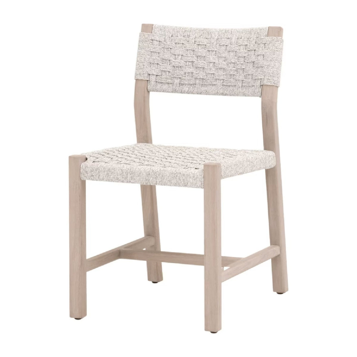 Modern European furniture - White Rope Indoor/Outdoor Dining Chairs (2) - www.oroa.com