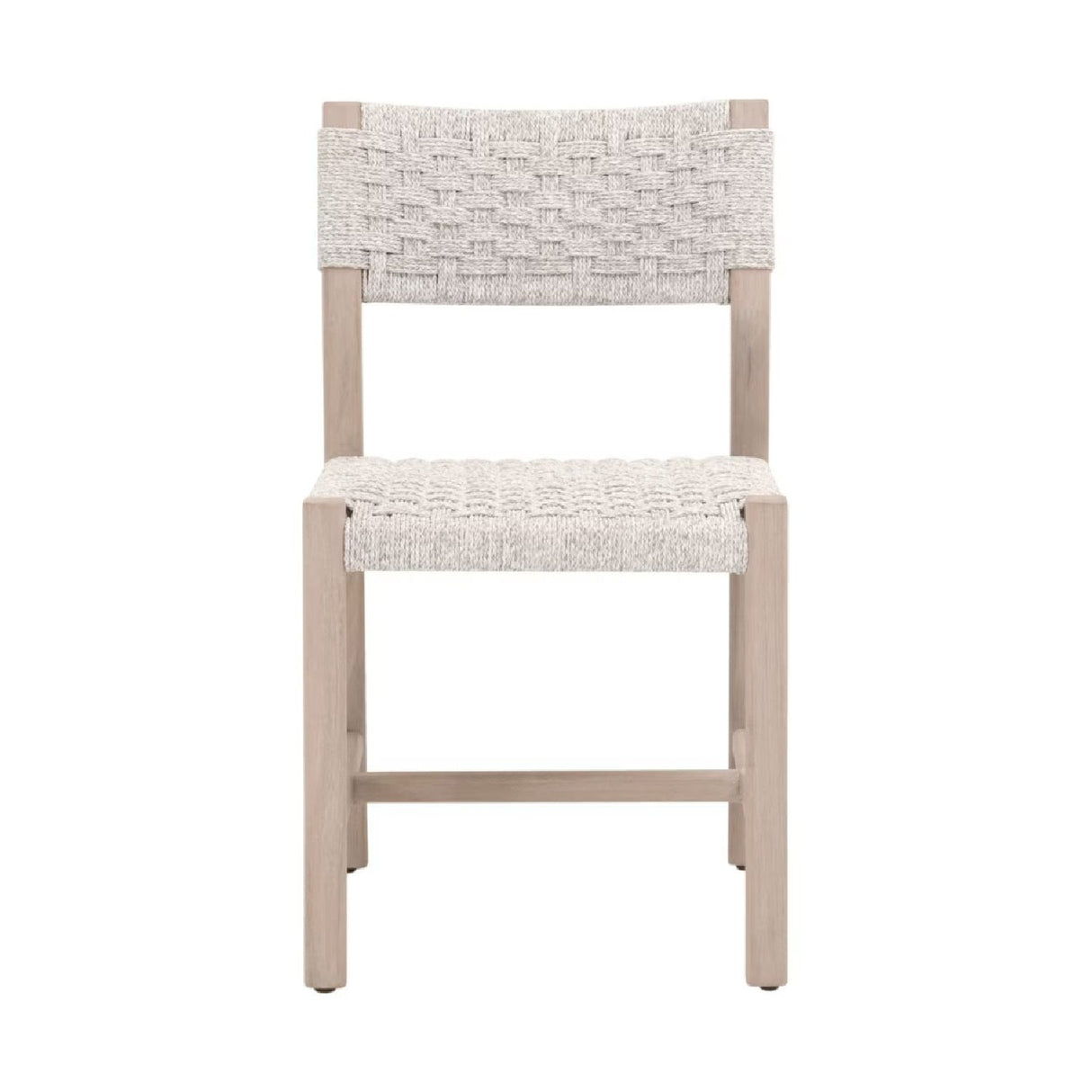 Modern European furniture - White Rope Indoor/Outdoor Dining Chairs (2) - www.oroa.com