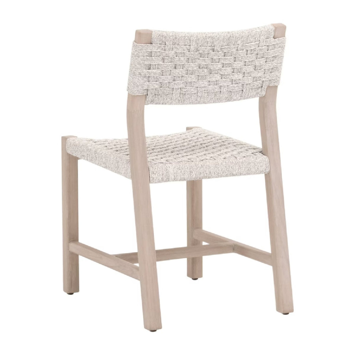 Modern European furniture - White Rope Indoor/Outdoor Dining Chairs (2) - www.oroa.com