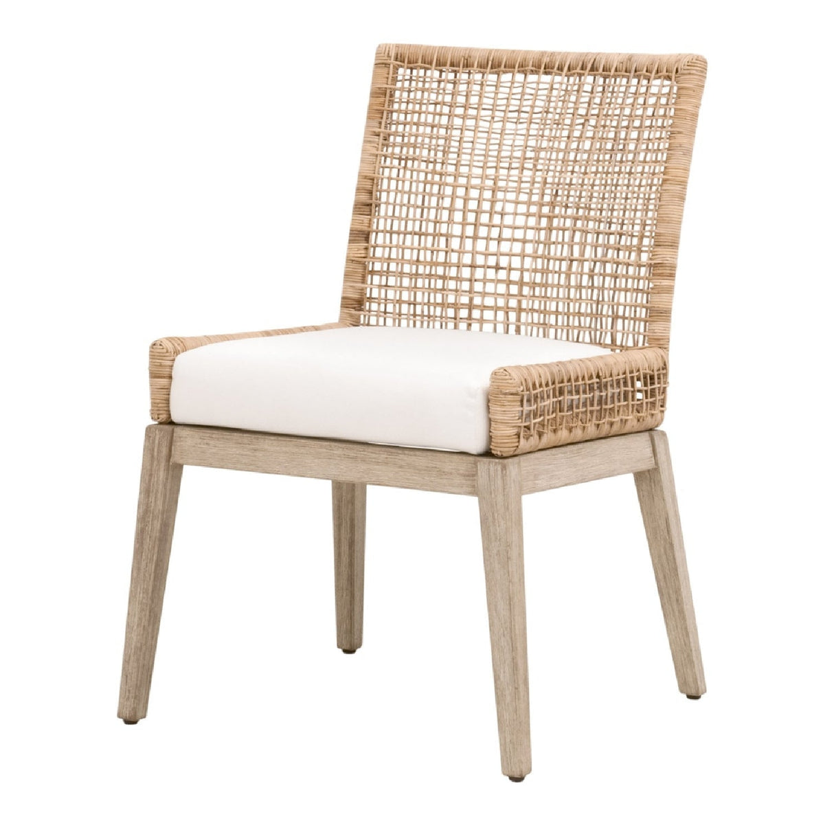 Modern European furniture - Natural Rattan Dining Chairs (2) - www.oroa.com