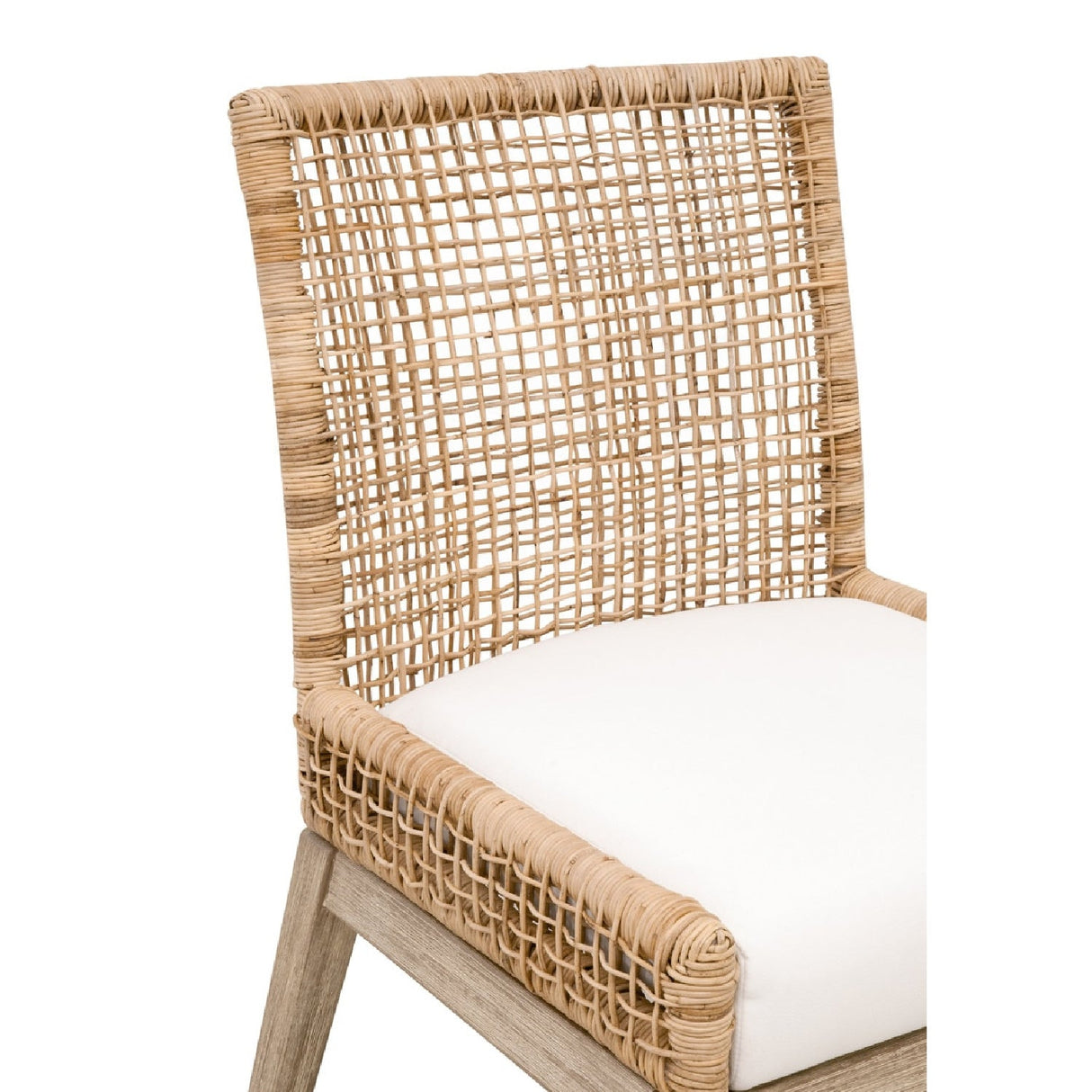 Modern European furniture - Natural Rattan Dining Chairs (2) - www.oroa.com