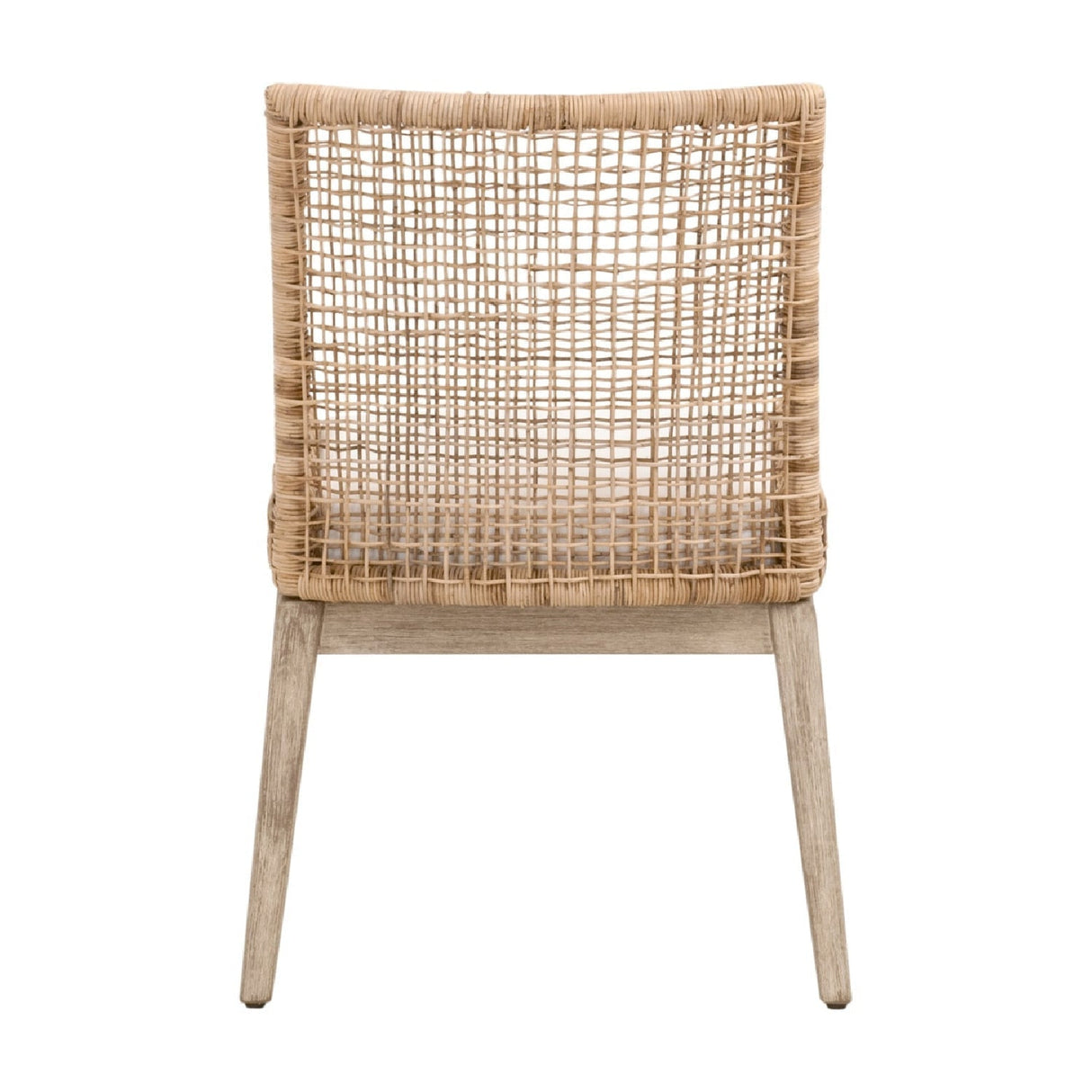 Modern European furniture - Natural Rattan Dining Chairs (2) - www.oroa.com