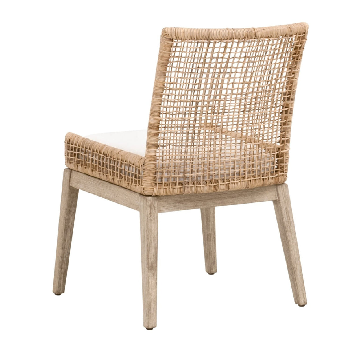 Modern European furniture - Natural Rattan Dining Chairs (2) - www.oroa.com