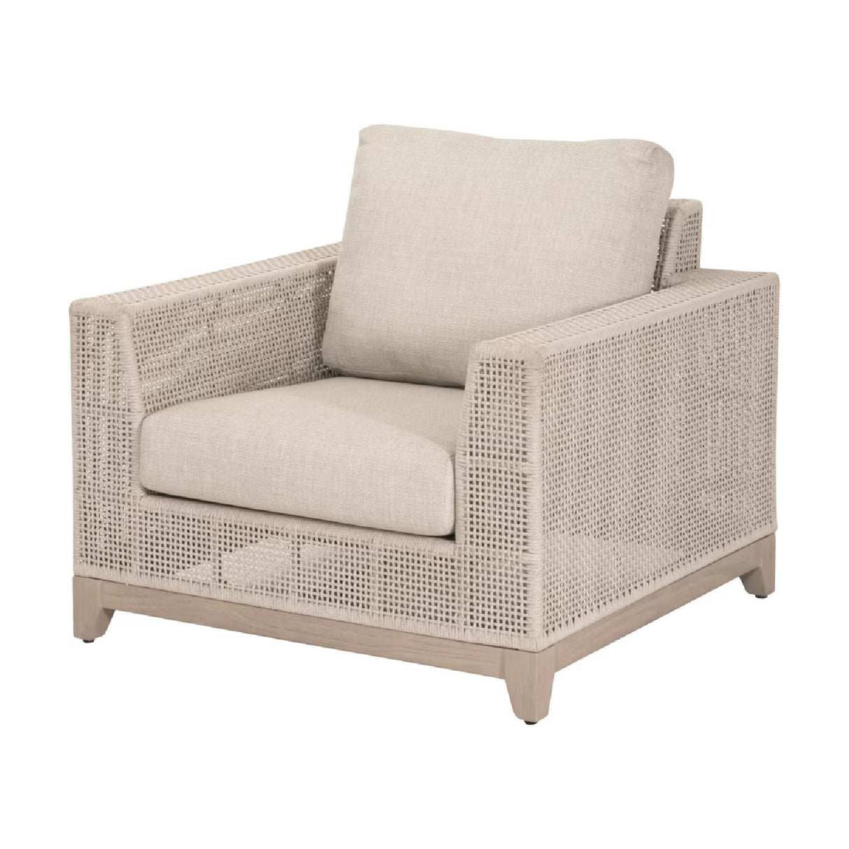 Modern European furniture - Flat Rope Outdoor Sofa Chair - www.oroa.com
