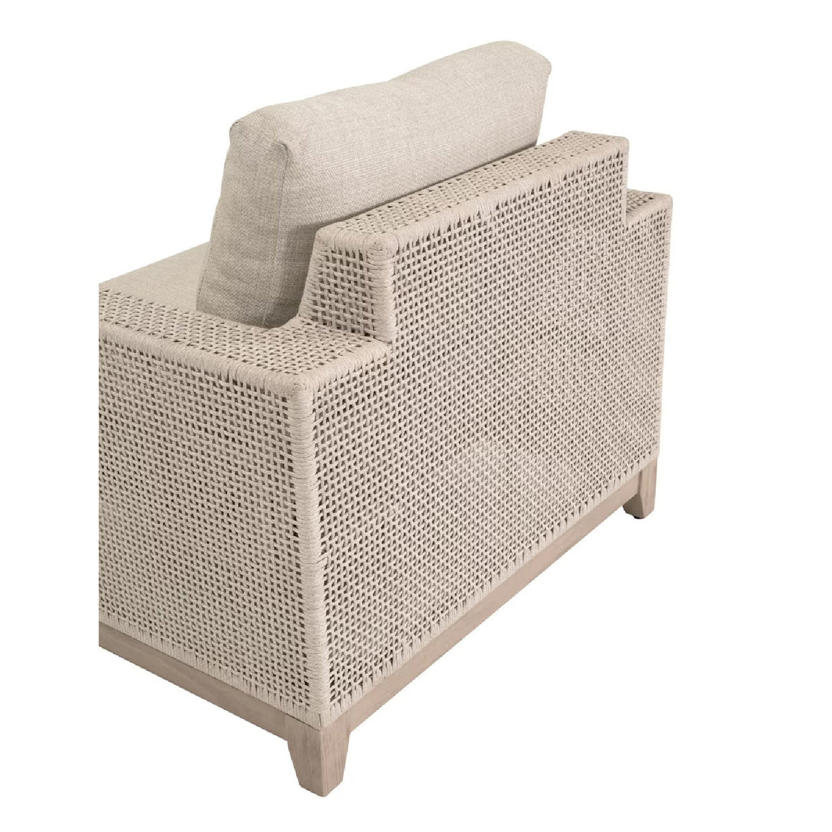 Modern European furniture - Flat Rope Outdoor Sofa Chair - www.oroa.com