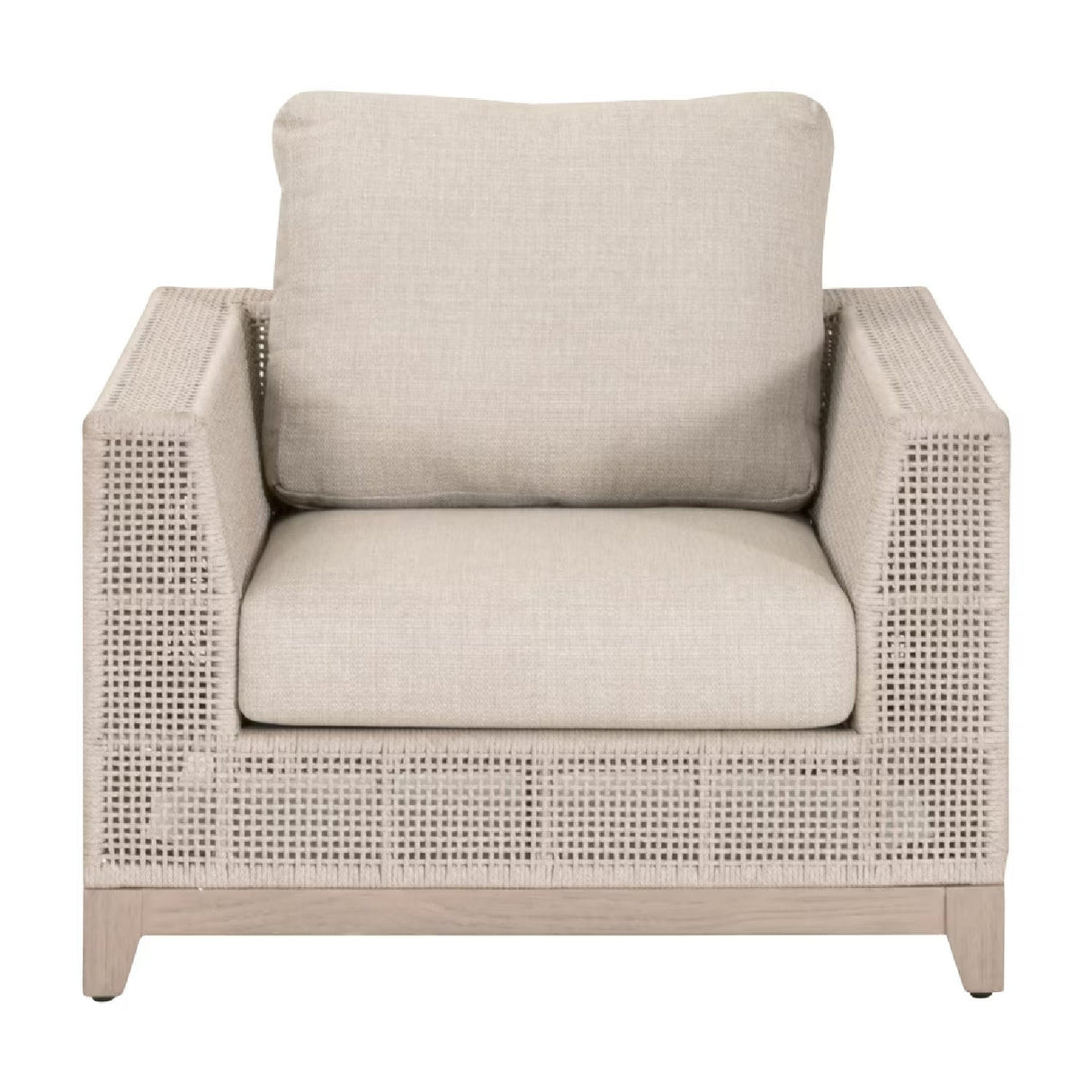 Modern European furniture - Flat Rope Outdoor Sofa Chair - www.oroa.com