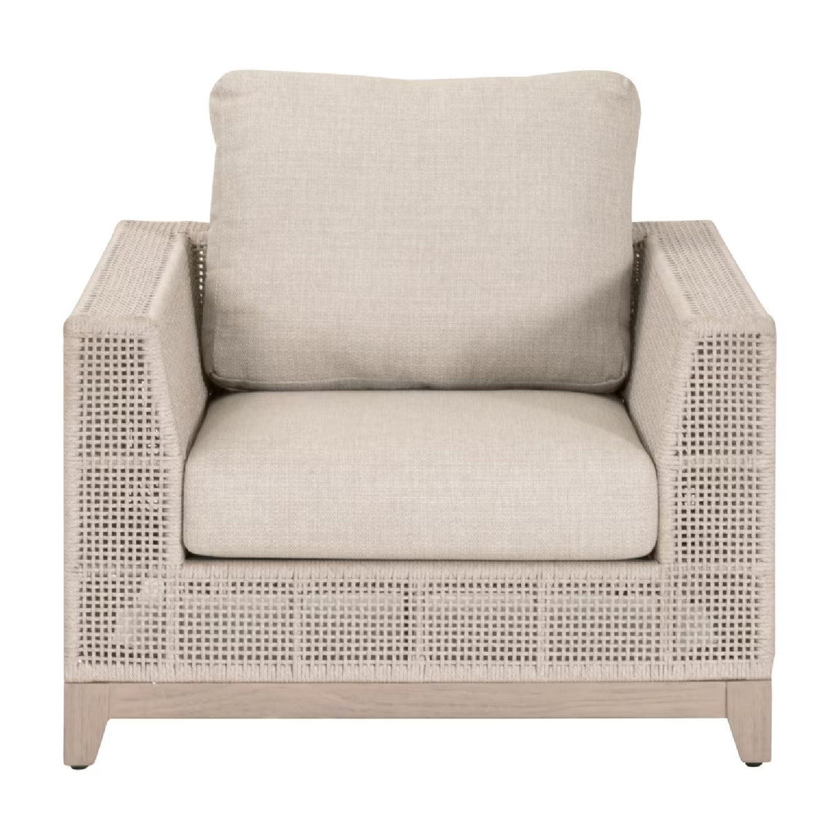 Modern European furniture - Flat Rope Outdoor Sofa Chair - www.oroa.com
