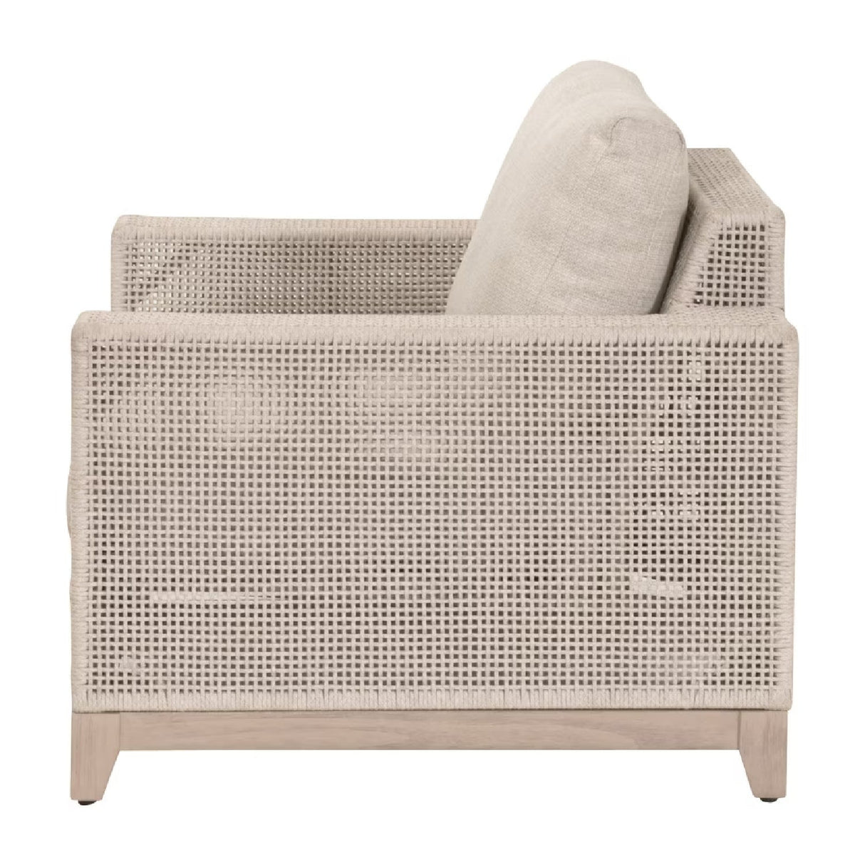 Modern European furniture - Flat Rope Outdoor Sofa Chair - www.oroa.com