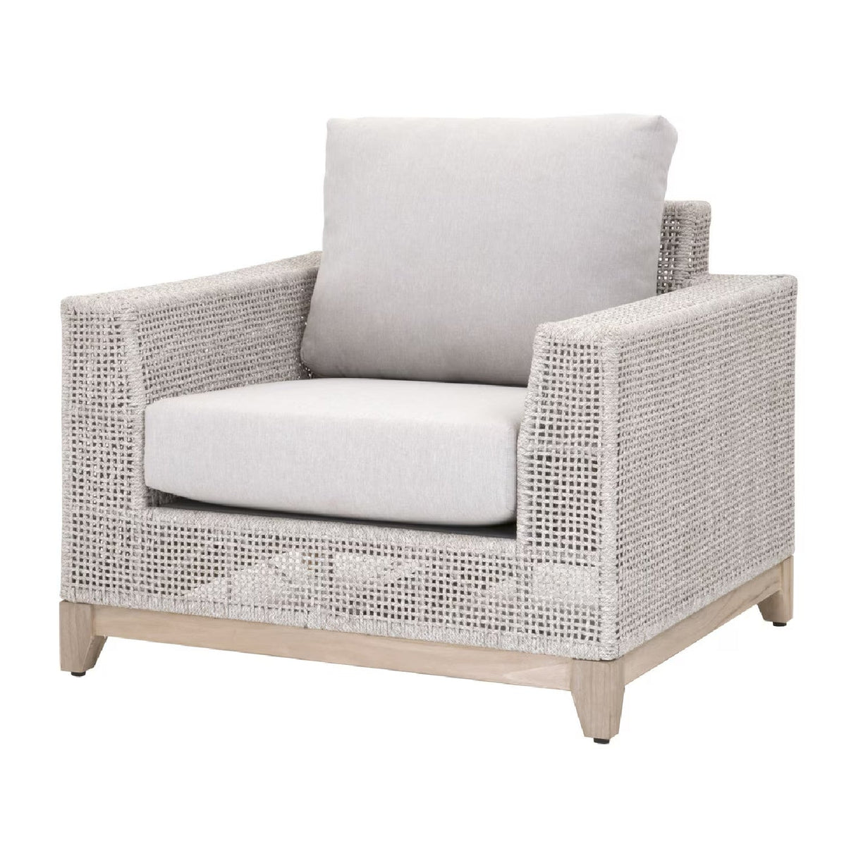 Modern European furniture - Flat Rope Outdoor Sofa Chair - www.oroa.com