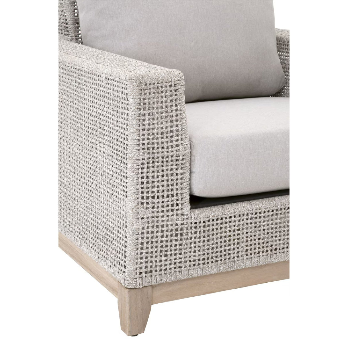 Modern European furniture - Flat Rope Outdoor Sofa Chair - www.oroa.com