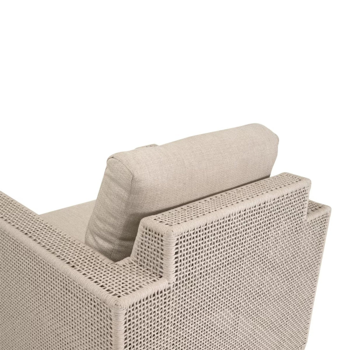 Flat Rope Outdoor Swivel Chair | Living Essentials Tropez – alternate view 7