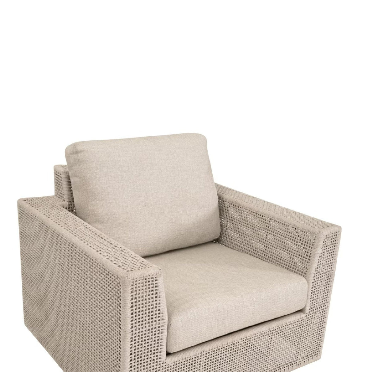 Flat Rope Outdoor Swivel Chair | Living Essentials Tropez – alternate view 8