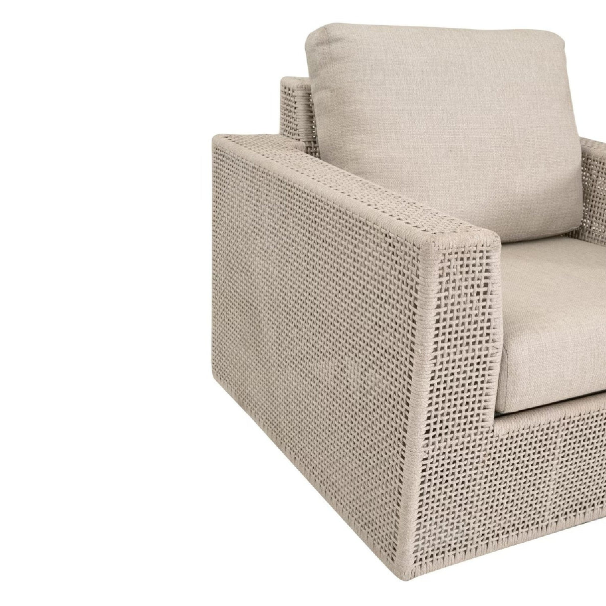 Flat Rope Outdoor Swivel Chair | Living Essentials Tropez – alternate view 10
