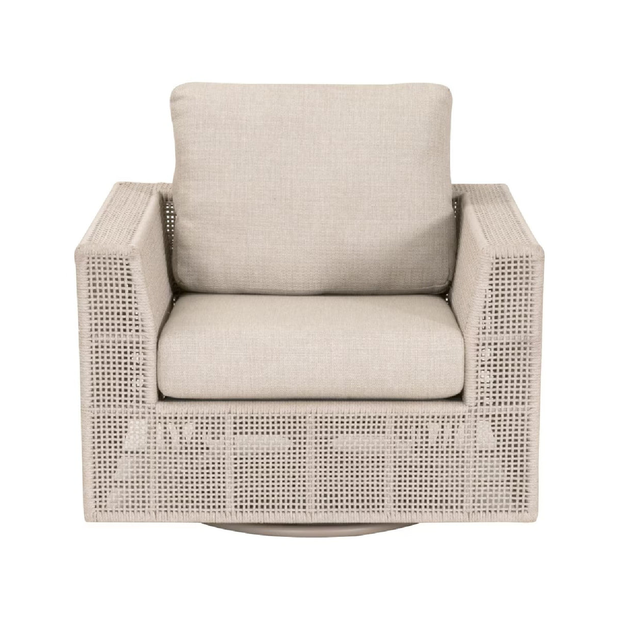 Flat Rope Outdoor Swivel Chair | Oroa.com