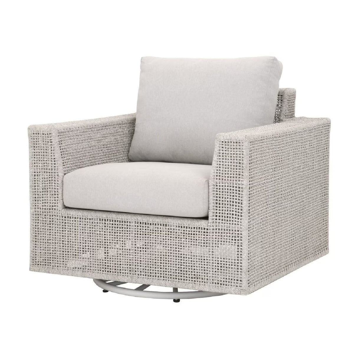 Flat Rope Outdoor Swivel Chair | Living Essentials Tropez – alternate view 16