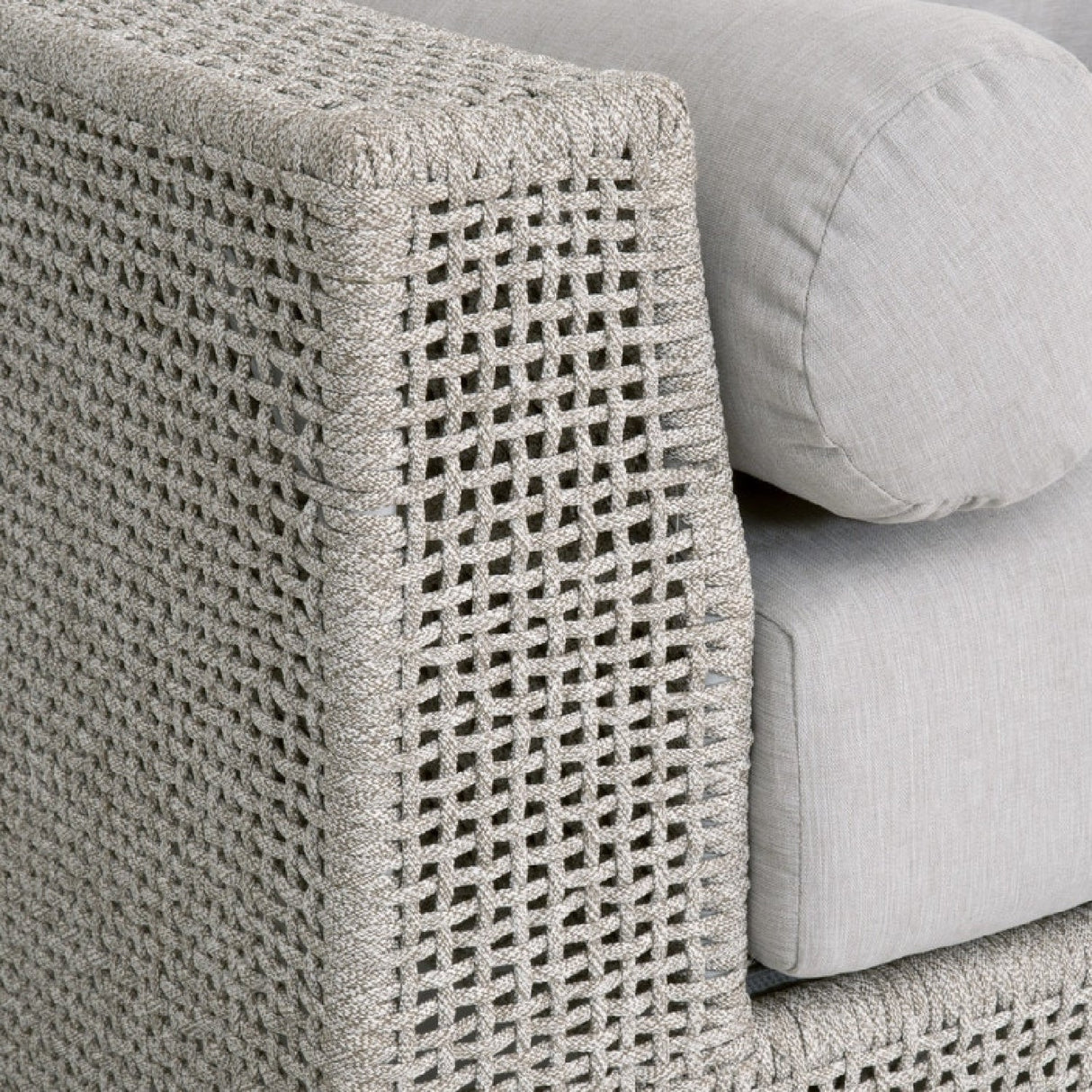 Modern European furniture - Flat Rope Outdoor Sofa - www.oroa.com