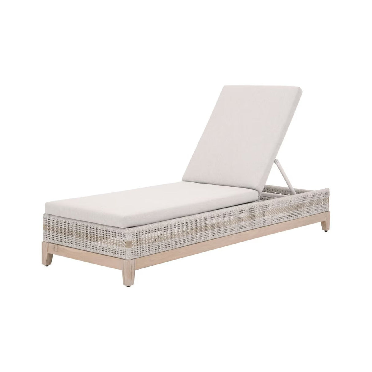 Modern European furniture - Taupe Stripes Outdoor Chaise Lounge - www.oroa.com