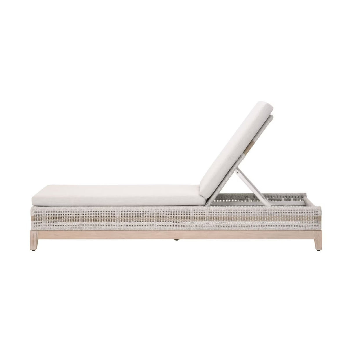 Modern European furniture - Taupe Stripes Outdoor Chaise Lounge - www.oroa.com