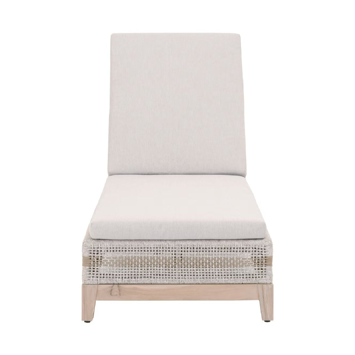 Modern European furniture - Taupe Stripes Outdoor Chaise Lounge - www.oroa.com