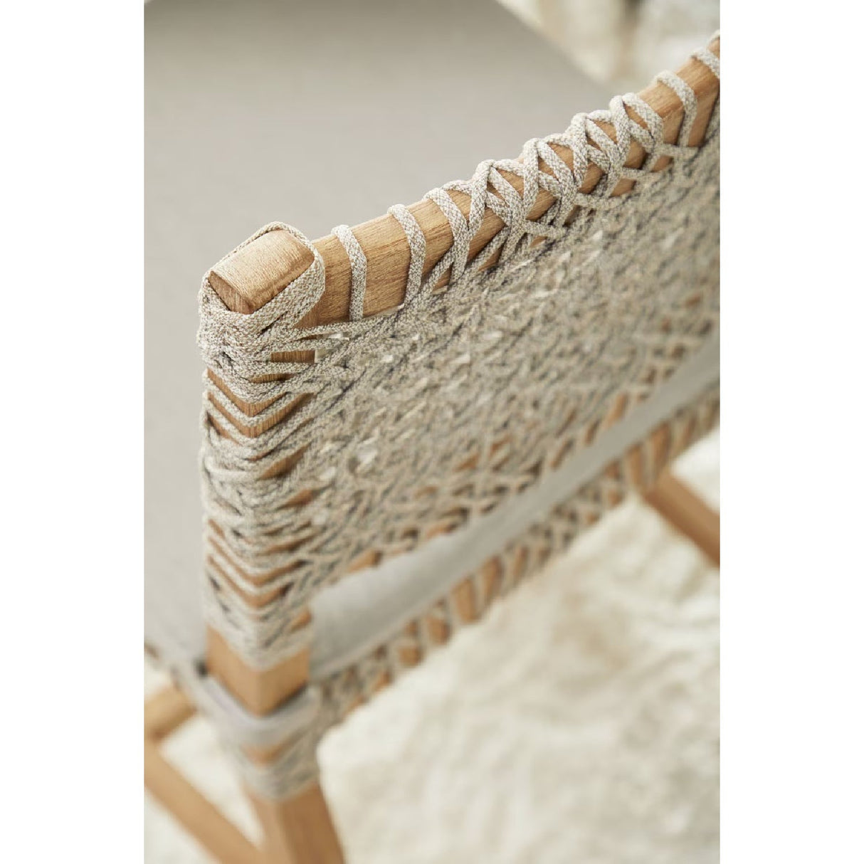 Modern European furniture - Interlaced Flat Rope Dining Chairs (2) - www.oroa.com