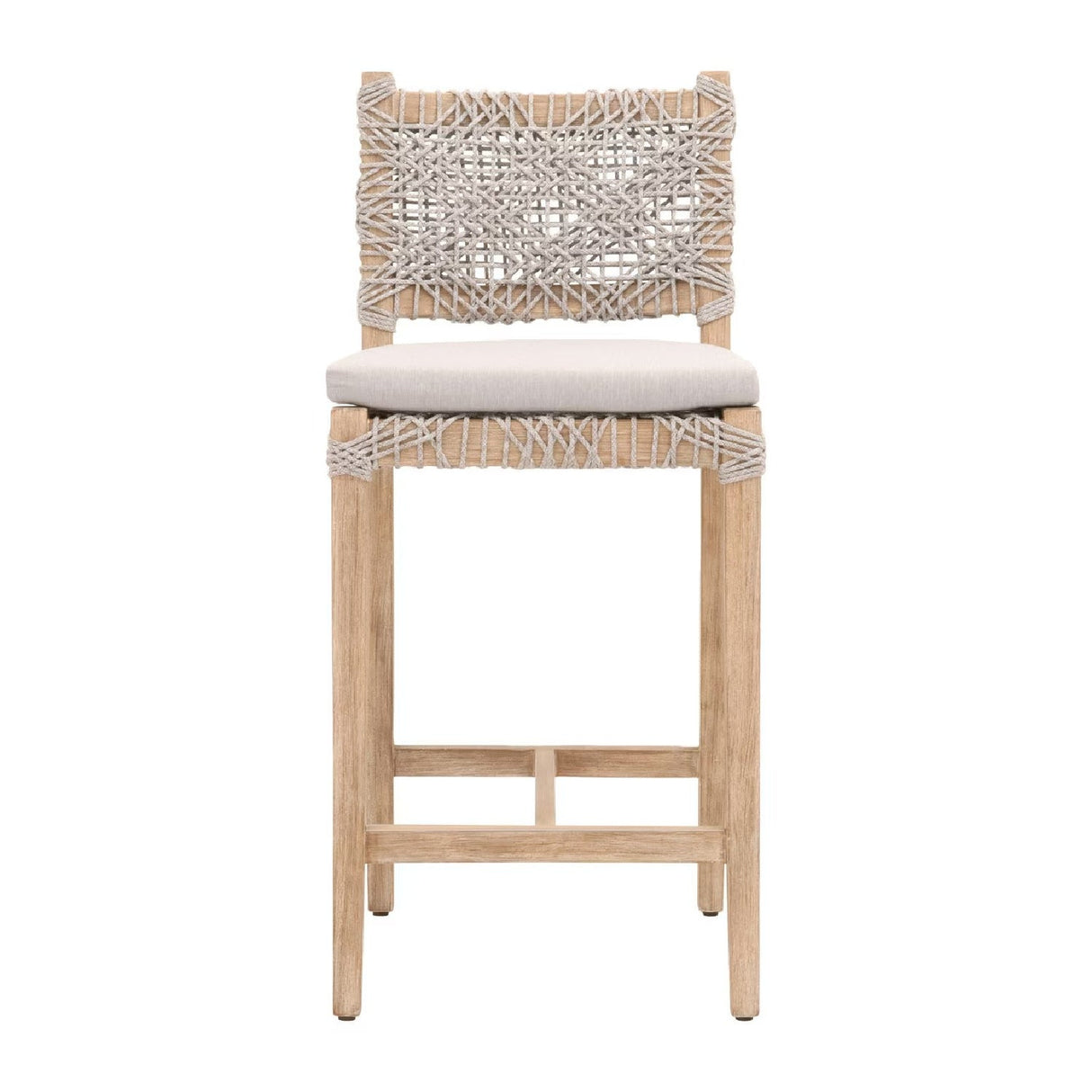 Modern European furniture - Interlaced Flat Rope Counter Stool - www.oroa.com