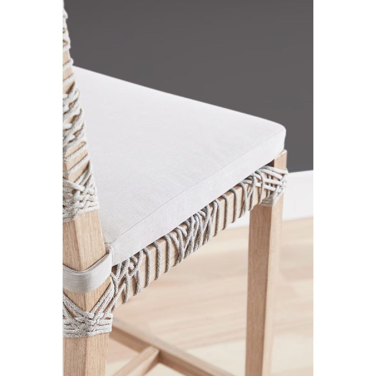 Modern European furniture - Interlaced Flat Rope Counter Stool - www.oroa.com