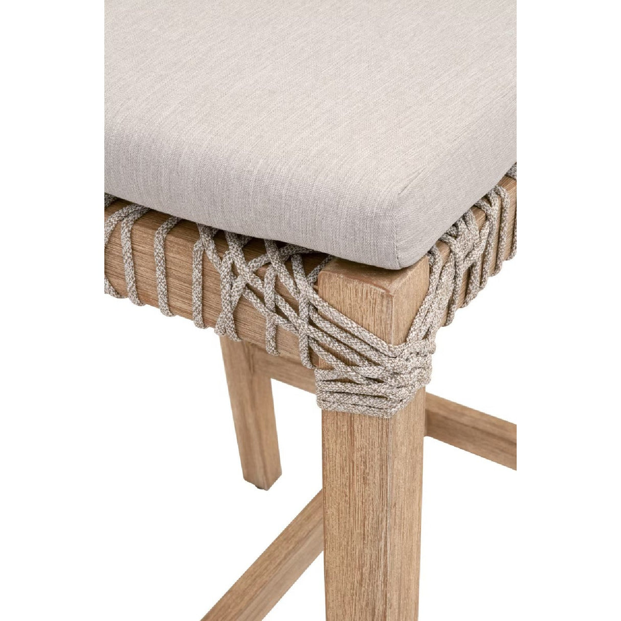 Modern European furniture - Interlaced Flat Rope Counter Stool - www.oroa.com