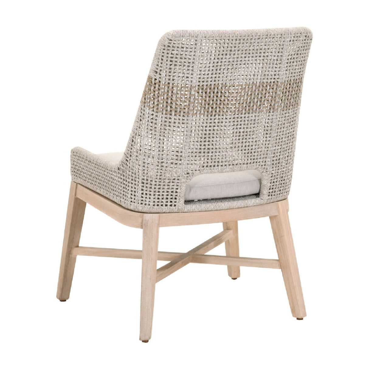 Modern European furniture - Taupe Rope Outdoor Dining Chairs (2) - www.oroa.com