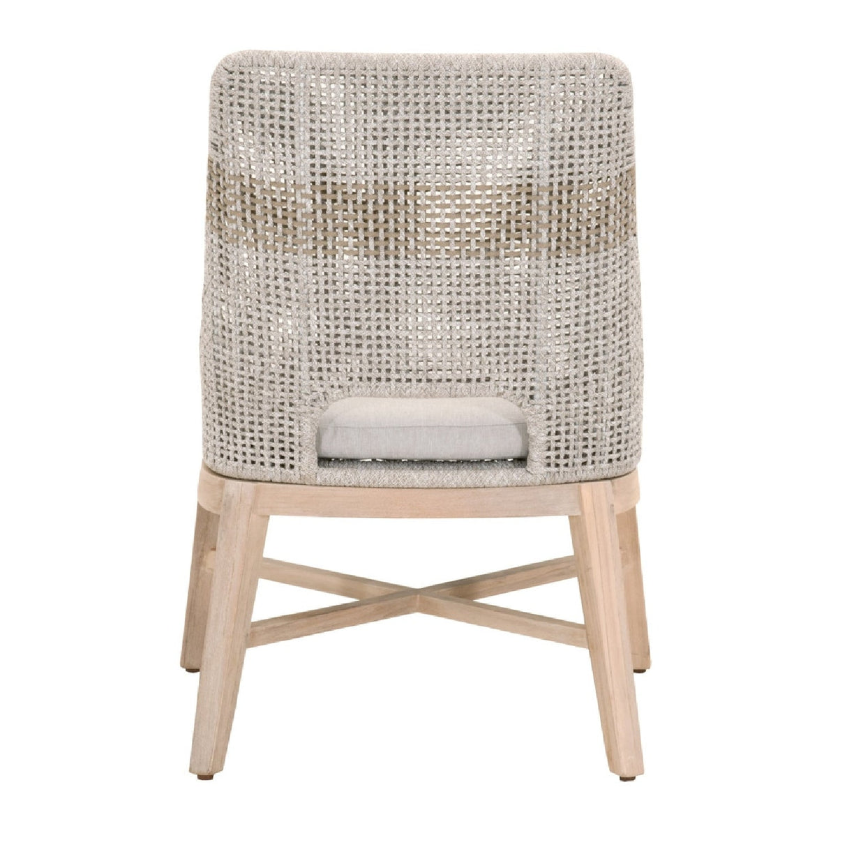 Modern European furniture - Taupe Rope Outdoor Dining Chairs (2) - www.oroa.com