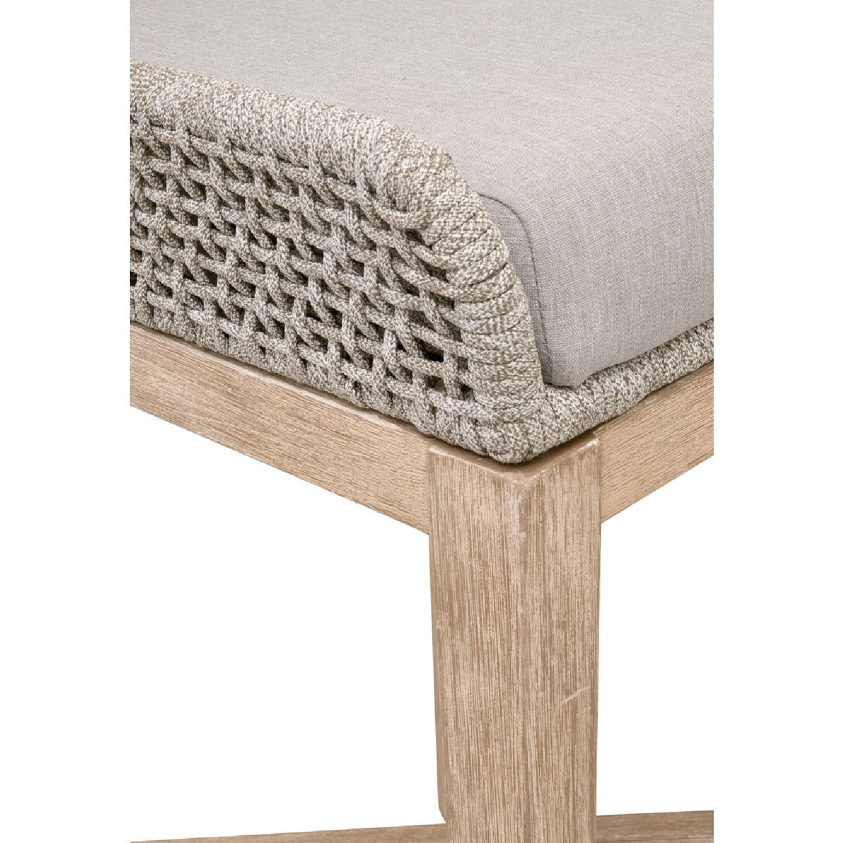 Modern European furniture - Taupe Stripe Rope Bar Stool - www.oroa.com