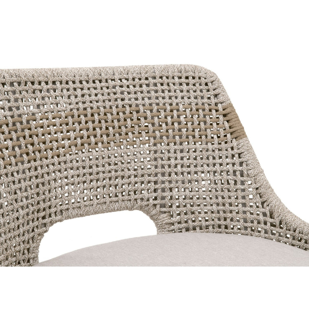 Modern European furniture - Taupe Stripe Rope Bar Stool - www.oroa.com