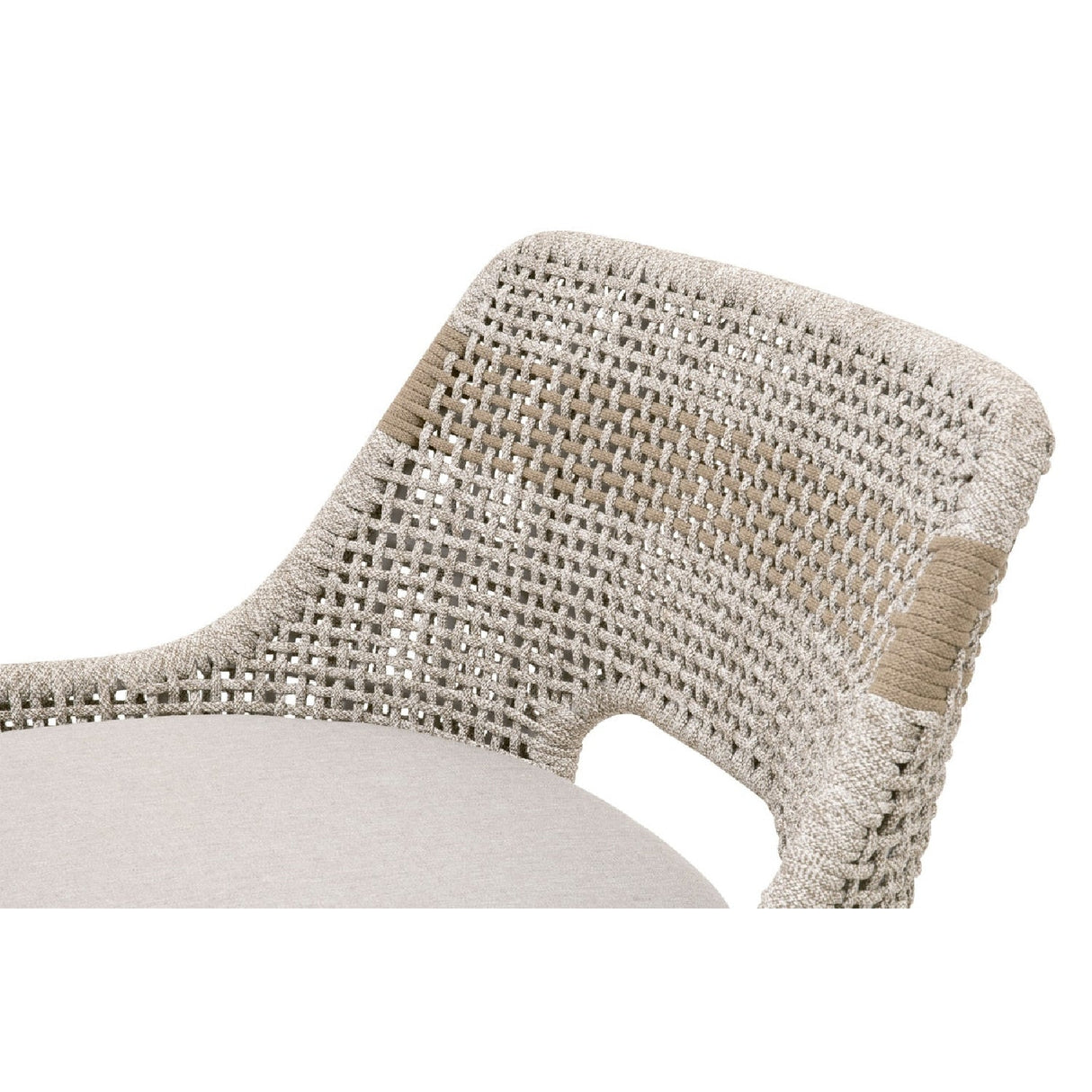 Modern European furniture - Taupe Stripe Rope Counter Stool - www.oroa.com