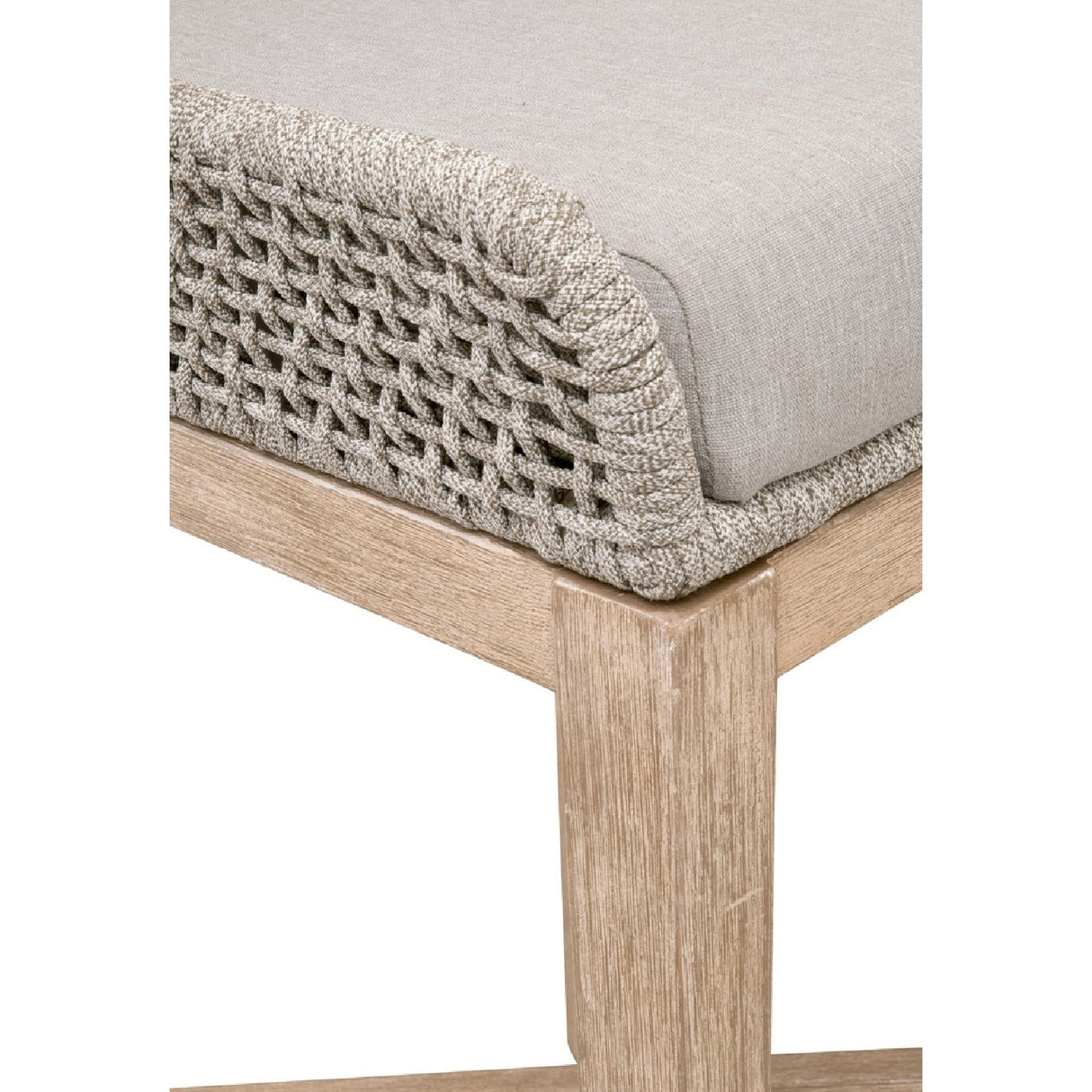 Modern European furniture - Taupe Stripe Rope Counter Stool - www.oroa.com