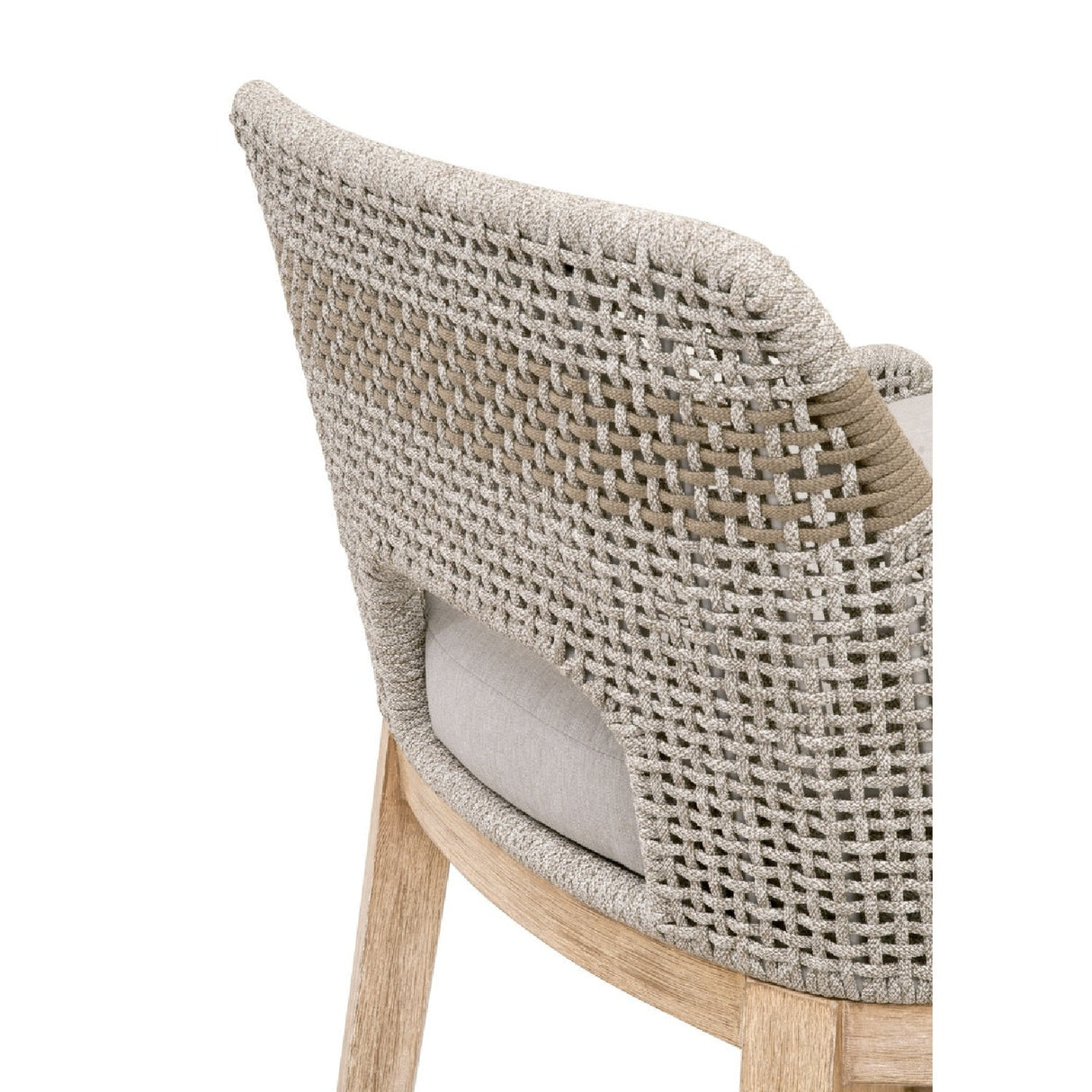 Modern European furniture - Taupe Stripe Rope Counter Stool - www.oroa.com