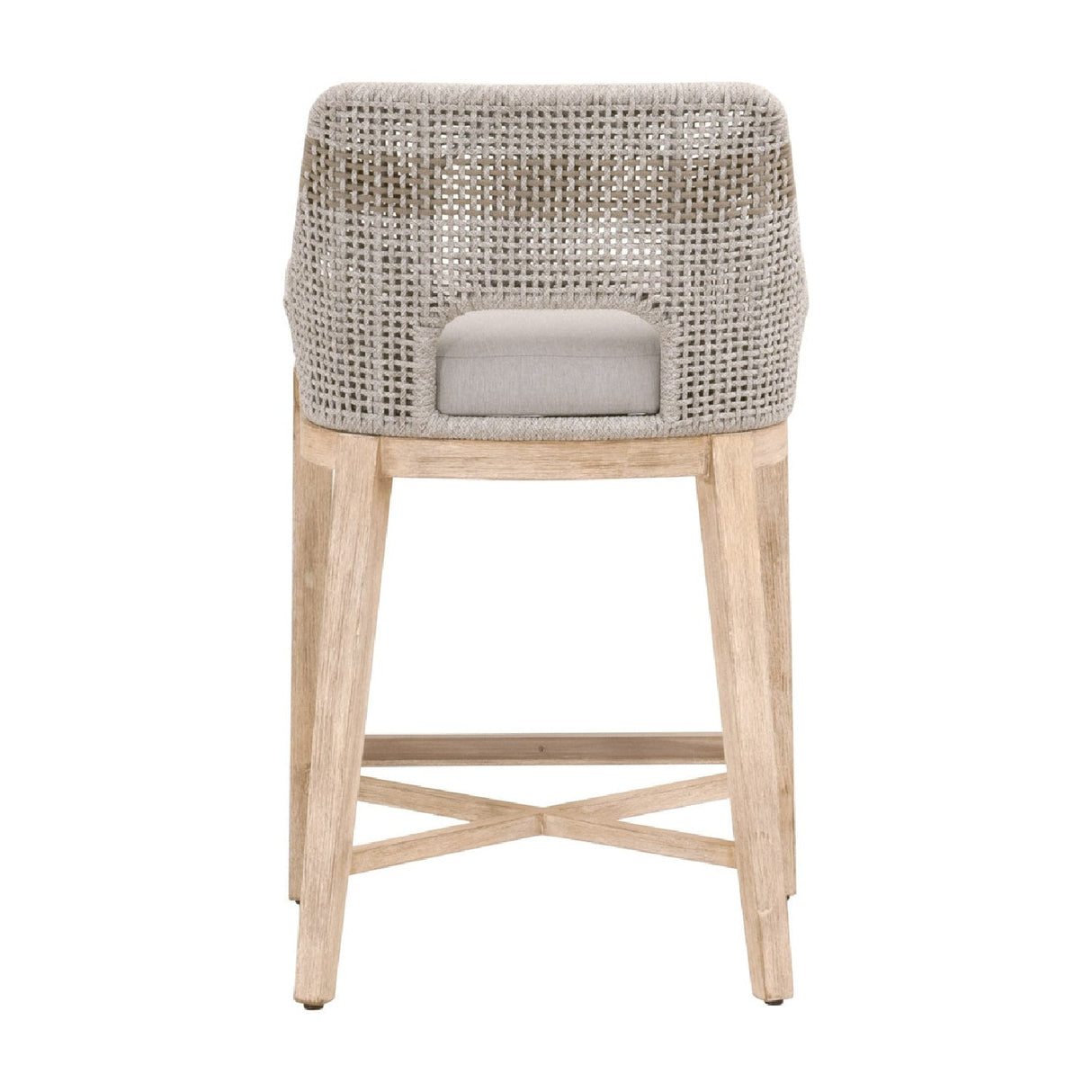 Modern European furniture - Taupe Stripe Rope Counter Stool - www.oroa.com