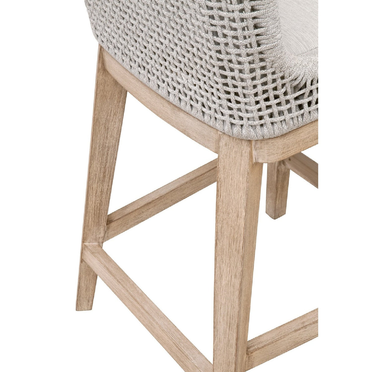 Modern European furniture - White Flat Rope Counter Stool - www.oroa.com