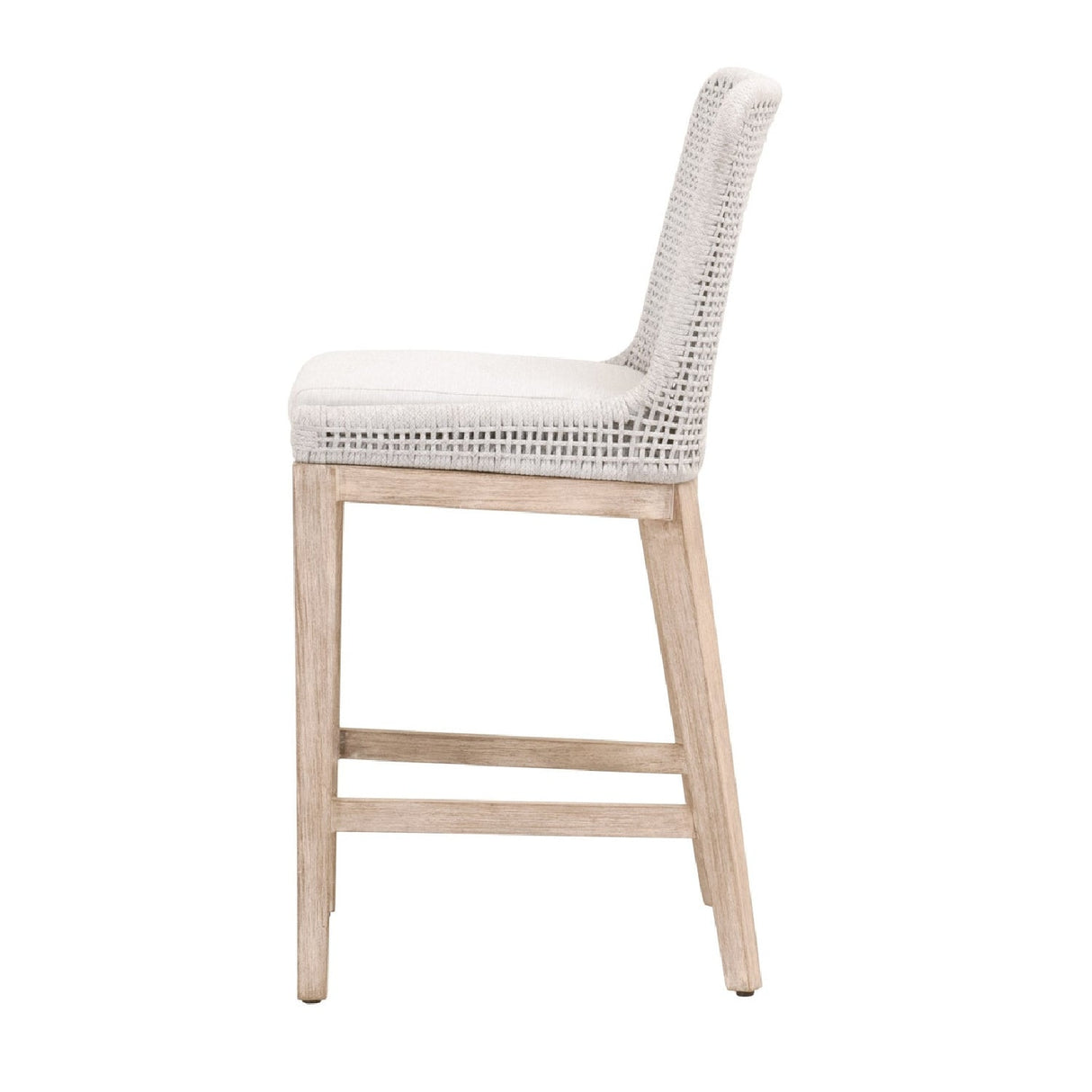 Modern European furniture - White Flat Rope Counter Stool - www.oroa.com