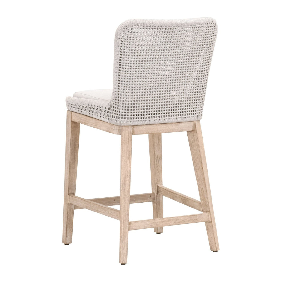 Modern European furniture - White Flat Rope Counter Stool - www.oroa.com