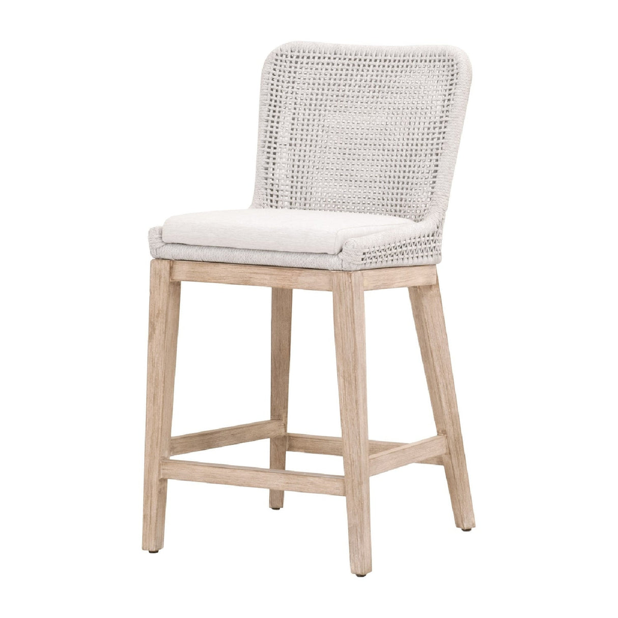 Modern European furniture - White Flat Rope Counter Stool - www.oroa.com