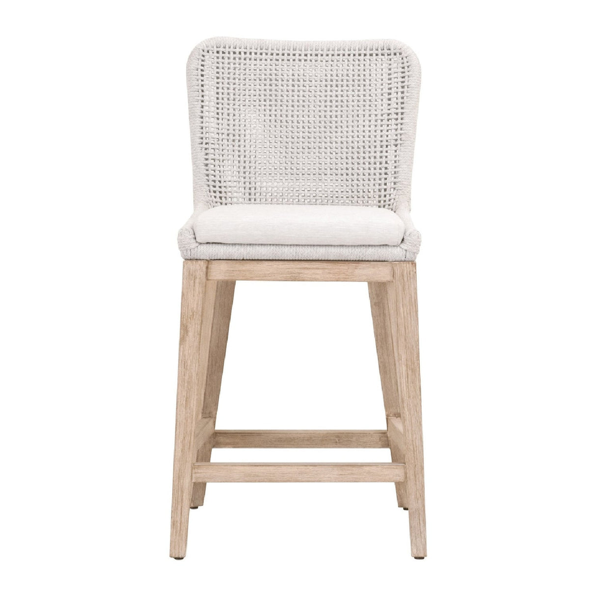 Modern European furniture - White Flat Rope Counter Stool - www.oroa.com