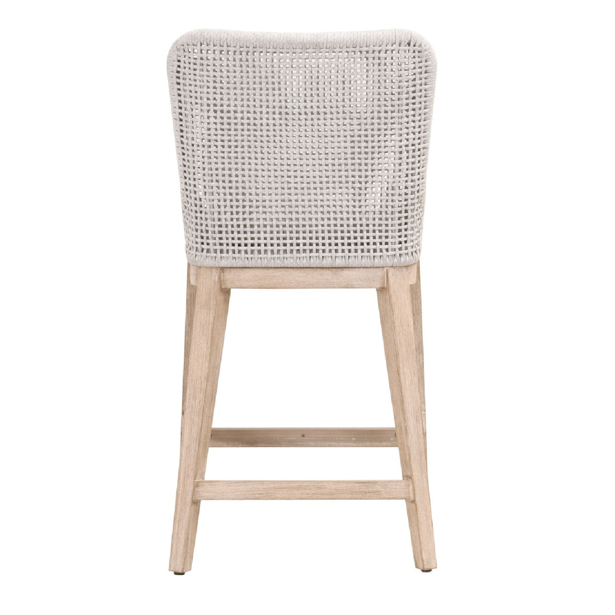 White Flat Rope Counter Stool | Oroa.com